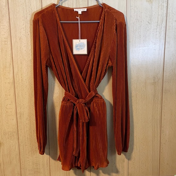 Burnt Orange Romper - Picture 3 of 9